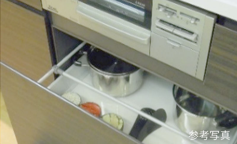 コンロ下キャビネット
