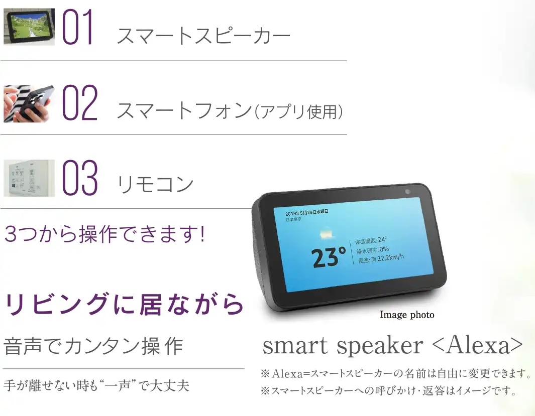 いつでもどこでも入浴準備　お風呂からはじまるスマートな暮らし