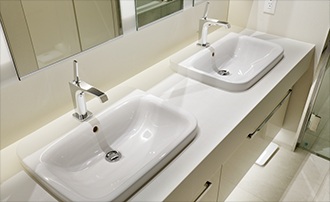 2オンボウル型洗面化粧台