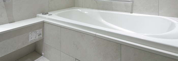 壁、床マラッツィ社製タイル仕上げ