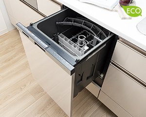 スイッチひとつでお手軽操作 食器洗い乾燥機