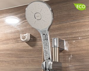 手元スイッチで簡単に操作できるエコアクアシャワーSPA