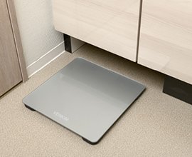 ヘルスメーター収納スペース