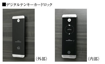 デジタルテンキーカードロック［非接触カードキー］