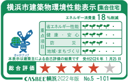 横浜市建築物環境性能表示（集合住宅）