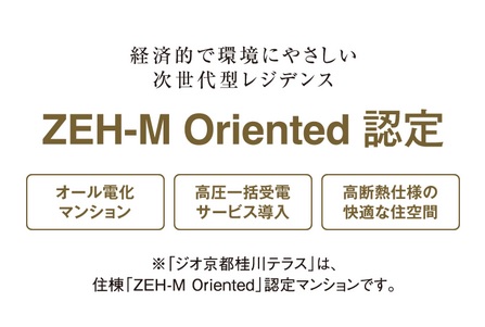 ZEH-M Oriented
「BELS(ベルス)」による第三者認証を取得