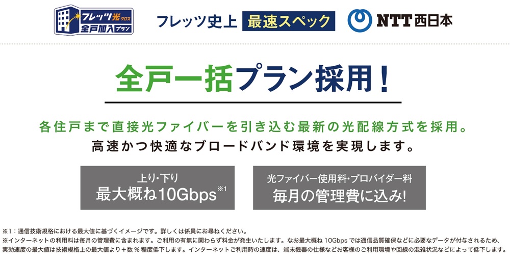 全戸一括プラン採用