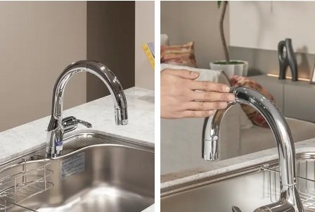タッチレス機能付浄水器一体型複合水栓