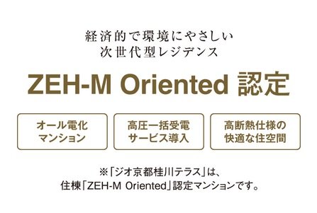 ZEH-M Oriented
「BELS(ベルス)」による第三者認証を取得