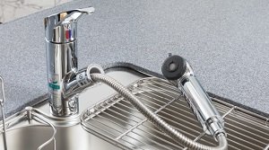 浄水器付ハンドシャワー混合水栓
