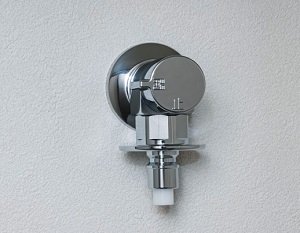 洗濯機用緊急止水弁付水栓