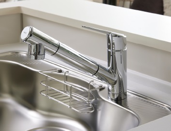 浄水器一体型シャワー水栓