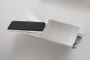 小物置場付きペーパーホルダー