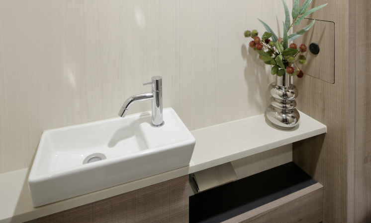 トイレ手洗いカウンター