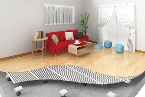 電気式床暖房
