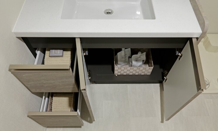 洗面台下段収納