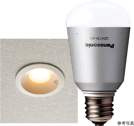 エコ仕様のLEDライト使用