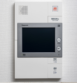 ハンズフリーテレビモニター付きインターホン