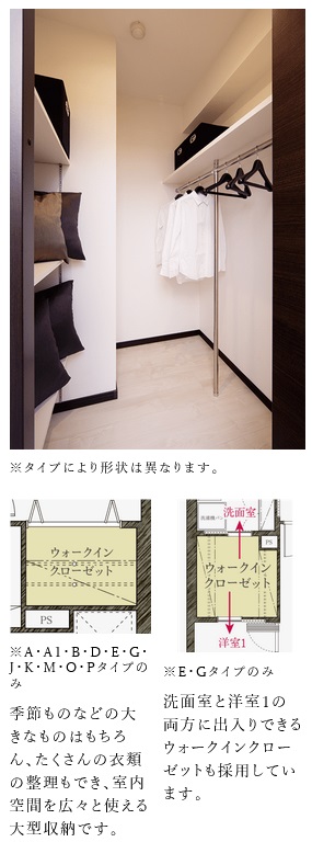 ウォークインクローゼット