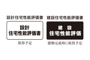 「住宅性能評価書」を取得予定