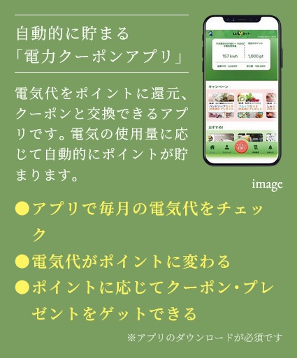 電力の見える化サービスで、電気使用量をいつでも確認可能。
