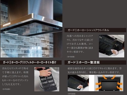 ホーロークリーンレンジフード