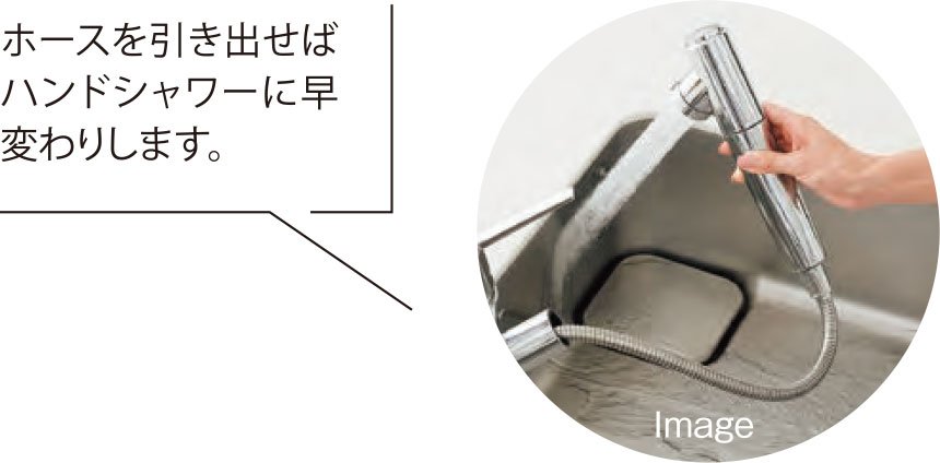 「きれいが続く」にこだわった蛇口一体型浄水器。