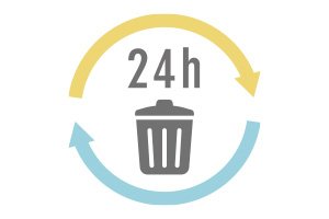 24時間ゴミ出し可能