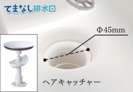 てまなし排水口