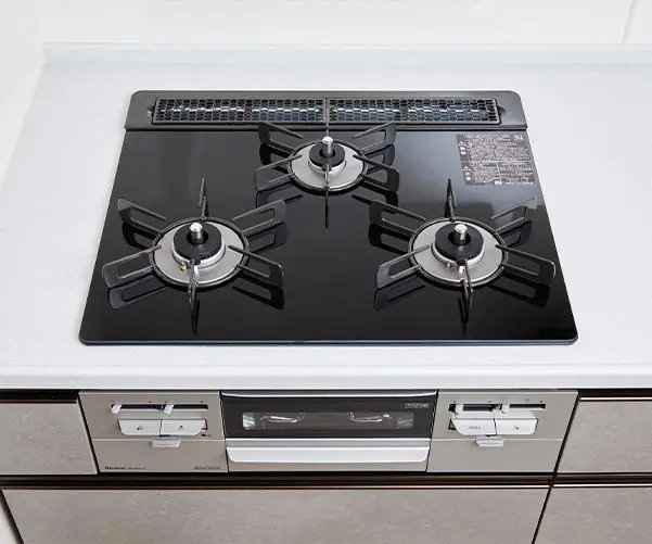 3口ガラストップコンロ（※1LDK除く）