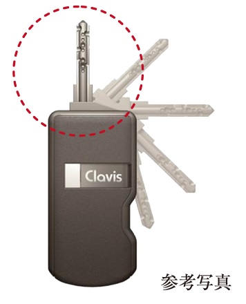 鍵はカバンにしまったままハンズフリーで解錠　Clavis「Tebraシステム」を採用