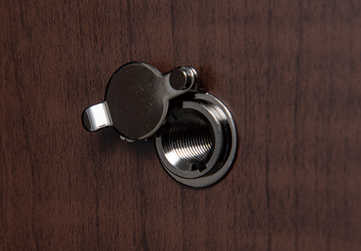 フタ付ドアスコープ