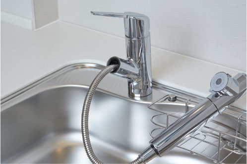 浄水器一体型節湯C1ハンドシャワー水栓