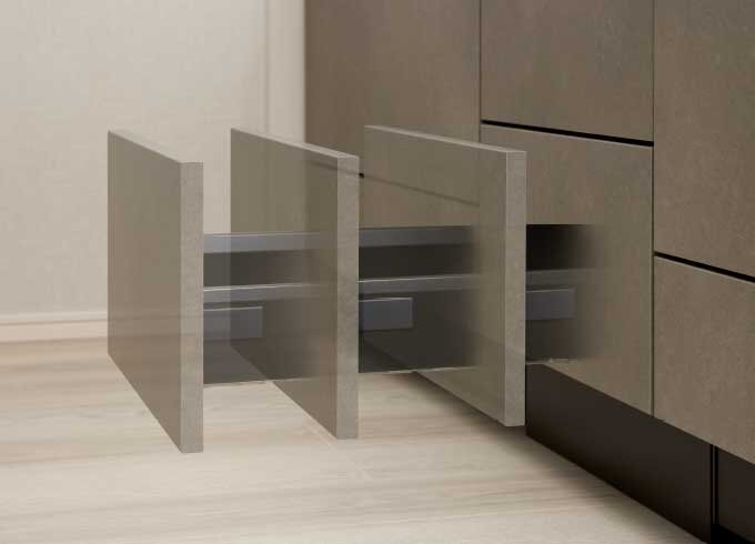 スライド収納［ソフトクローズ］