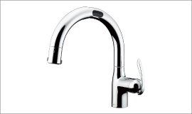 浄水器付きタッチレス混合水栓