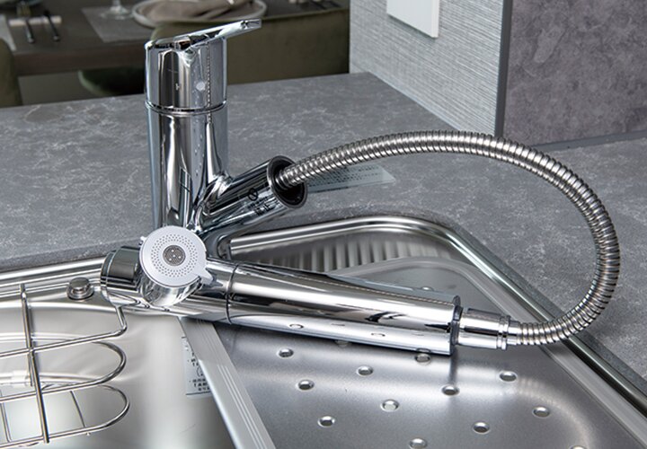 浄水器内蔵ハンドシャワー水栓