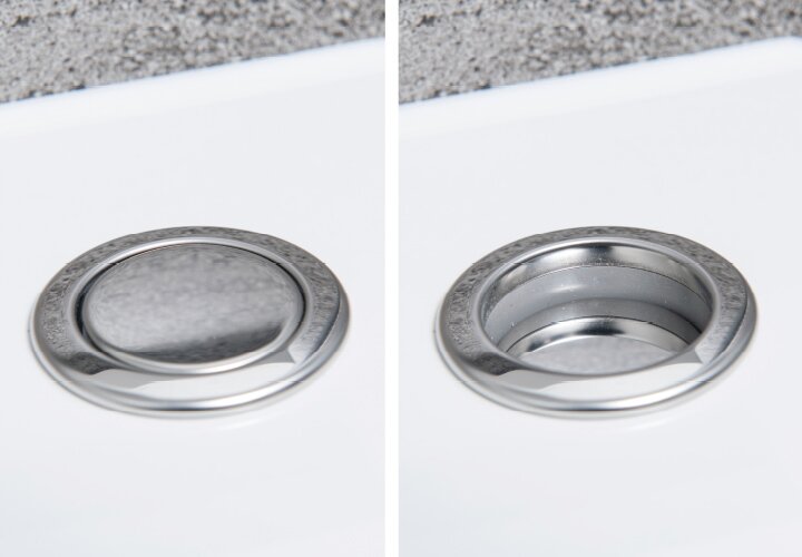 ポップアップ排水栓（浴槽内）