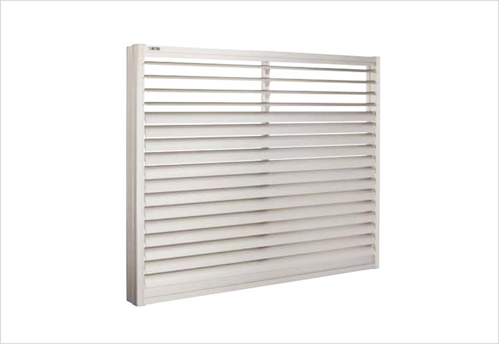 ルーバー式面格子