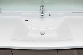 ボウル一体型カウンター