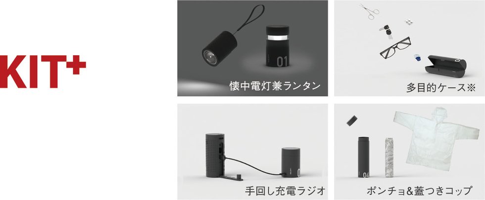防災意識を高める個人防災キット