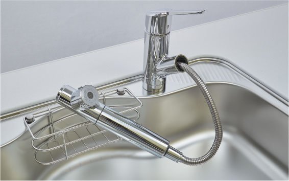 浄水器一体型節湯C1ハンドシャワー水栓