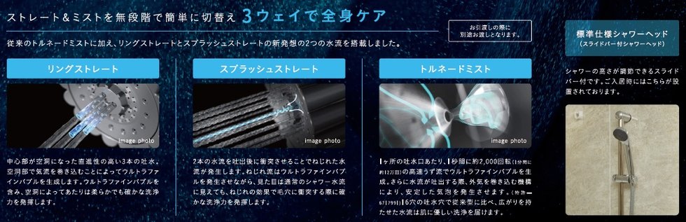 ウルトラファインバブルを含んだ水が肌や髪質を整える たからのミラブルzero