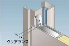 戸先部のクリアランス