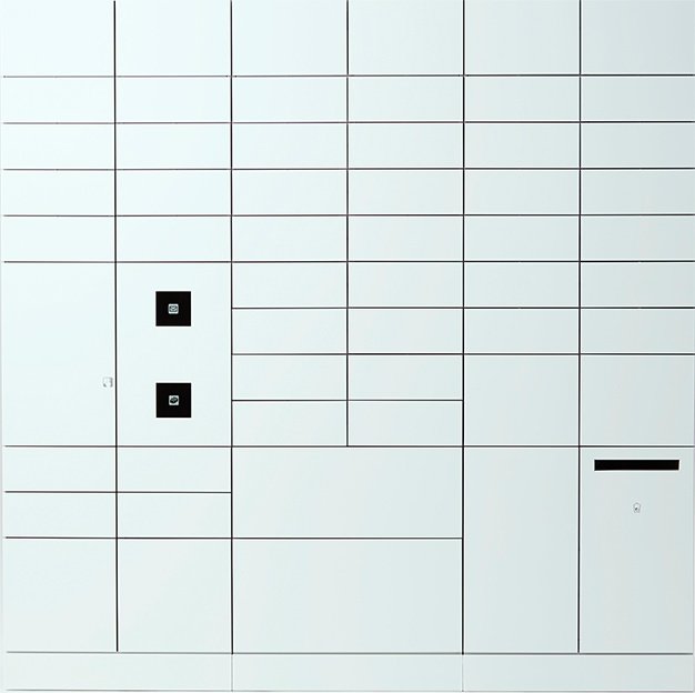 メールポスト一体型宅配ロッカー