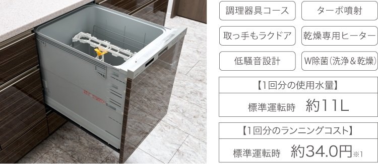 ビルトイン食器洗い乾燥機EW-45RD1SM(深型タイプ)