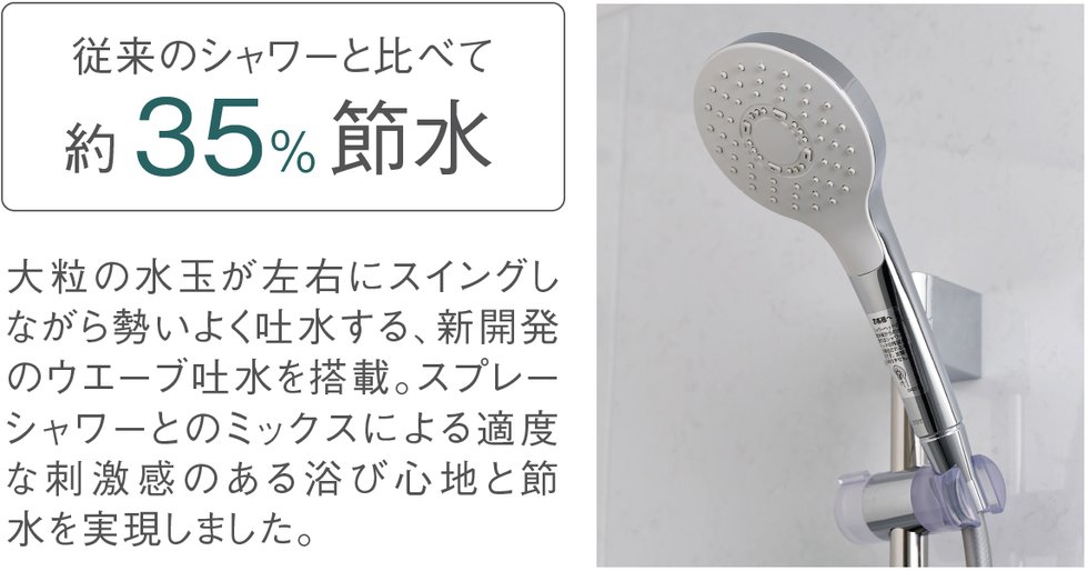 コンフォートウエーブシャワー