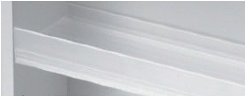 透明感のある樹脂製棚