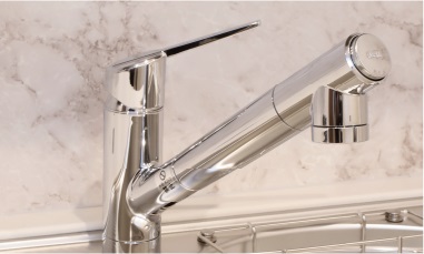 浄水器一体型ハンドシャワー水栓