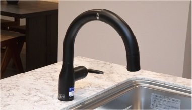 グースネックタイプ浄水器一体型水栓