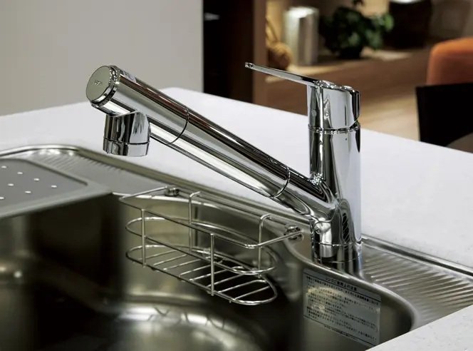浄水器一体型シャワー水栓